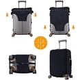 thumbnail image 6 of Luggage Cover Elastic Washable Stretch Suitcase Protector Anti-Scratch Travel Suitcase Cover for Kid and Adult, Flamingo 2, M (22-24 inch suitcase), 6 of 6