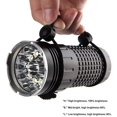 thumbnail image 3 of IBAOLEA D Flashlight Super Bright-18 IBAOLEA D 18000 Lumens USB Rechargeable Tactical Flashlight, 3 Modes Waterproof Handheld Flashlight with Power Display and Batteries Black 1 Batteries Powered, 3 of 7
