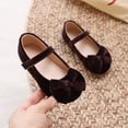 thumbnail image 2 of WAYUTE Shoes for Girls Pearl Ribbon Flower Design Hook Loop Flat Bottom Princess Shoes for Children Lightweight Fashion Casual Summer, 2 of 7