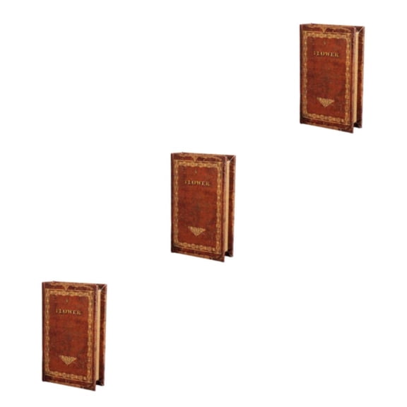 Naiovety Libro falso decorativo de estilo europeo, libros falsos para mueble de tv vivo Type1 NO1