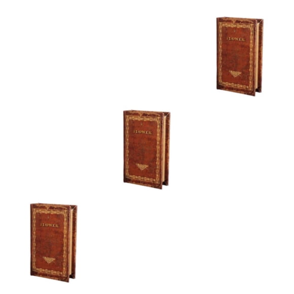 Naiovety Libro falso decorativo de estilo europeo, libros falsos para mueble de tv vivo Type1 NO1
