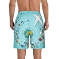thumbnail image 3 of Naloa Travelling on Airplane Men's Beach Shorts, Surfing shorts, Swim trunks, Quick Dry Swim Trunks for Surfing Beach Fun - Medium, 3 of 9