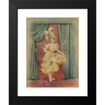 thumbnail image 2 of French School 18x24 Black Modern Framed Museum Art Print Titled - Woman with Roses (19th Century), 2 of 5