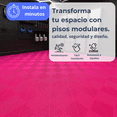 thumbnail image 4 of Piso Ensamble Modular 40x40x1.8 cm Capacidad Carga 6 t/m2 Uso Rudo Antideslizante se Coloca Sobre Piso Existente Sin Adhesivos ni Obra Civil, 12 Pzas, 4 of 6