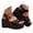 Black, variant on Fiaer Women's Fashionable High Heeled Sandals Plus Size Belt Buckles Fish Mouth Wedge Sandals Thick Soled Open Toe Shoes for Daily Outdoor Yellow 9.5