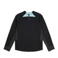 thumbnail image 1 of Breathable Quick-Dry Color Block Long Sleeve 25 Women's Camping Zip T-Shirt, 1 of 7