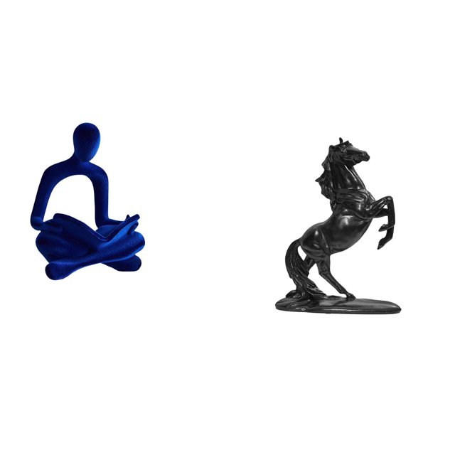 Figura De Pensador Abstracto, Escultura Decorativa Para Oficina, Bar, Boda, Estatua De Caballo, Figura Decorativa Para Dormitorio, Colección De Arte Versátil.