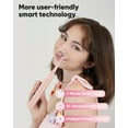 thumbnail image 7 of MySmile DY156 Sonic Electric Toothbrush Replace Heads for Adults, 3Pcs Enamel Safe Toothbrush Heads, Pink, 7 of 7