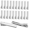 thumbnail image 4 of COMPUKAS 100Pcs Metal Flat Single Prong Hair Dressing Clips for Hair Styling Women, 4 of 7