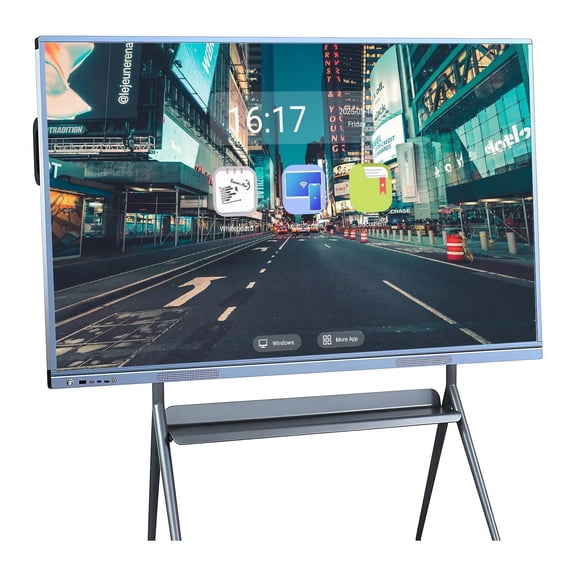 BELNET 55'' Smart Board Wireless Screen Mirroring Android Interactive Whiteboard for Classroom & Business Meetings(Include Wall Mount)