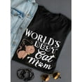 thumbnail image 3 of Smartprints Womens Graphic Tee Black - World's Best Cat Mom 100% Cotton Regular Fit, 3 of 4