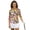 Easter Egg Daisy Print, variant on HUIACONG Shamrock Print Fabric Womens 3/4 Sleeve Golf Shirts, Quarter Zip Athletic Polo Shirts Zip Up Collar Soft Tennis Tops for Workout Exercise Sports