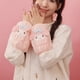 thumbnail image 5 of Auriculares estéreo Kawaii Sanrio My Melody, bonitos brazaletes Kuromi Cinnamoroll, bonitos brazaletes anticontaminación, adecuados para niñas y estudiantes en invierno, 5 of 5
