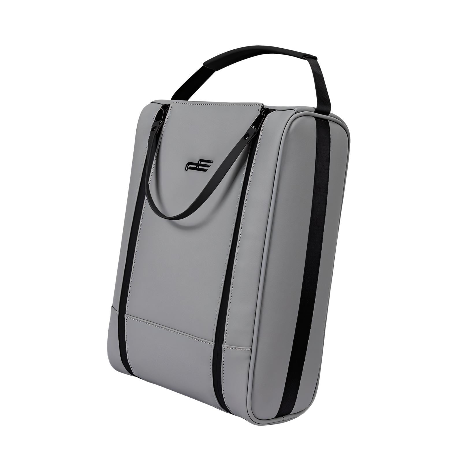 Golf Shoe Bag Organizer Carrier PU Leather Lightweight Design for Adult Travel Gym Sports Use