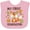 AD-Pink, variant on Inktastic My First Thanksgiving with Fall Fox and Leaves Boys or Girls Baby Bib