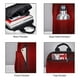 thumbnail image 3 of Disketp Red Geometric Mochila Ligera e Impermeable, Mochila de Día Resistente para Viajes, Senderismo y Uso Diario para Hombre y Mujer, 3 of 7