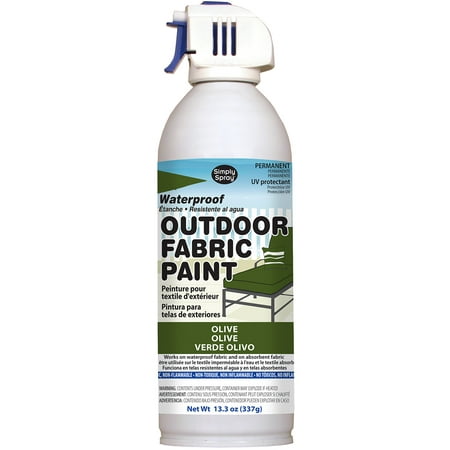 Outdoor Spray Fabric Paint 13.3oz-Olive