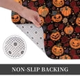 thumbnail image 3 of Halloween Non Slip Door Mat, pumpkin halloween flower Halloween Decor Absorbent Bath Tub Mats, Bathroom Rugs Welcome Mat, Bath Mat for Halloween Decor Home, Kitchen 16x24in, 3 of 6