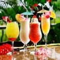thumbnail image 2 of Sombrillas, pajitas para beber, decoraciones para fiestas hawaianas, cócteles en la playa, luau, 2 of 5