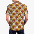 thumbnail image 6 of Salouo Cartoon Sunflowers for Men's Short Sleeve Polo Shirts,Polo Shirts for Men Performance Short Sleeve Golf Shirt Athletic Casual Collared T-Shirt-3X-Large, 6 of 8