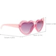 thumbnail image 6 of Girl Heart Flower Sunglasses,Heart Shaped Cute Glasses UV 400 Protection Outdoor Girl Boy Gifts Eyewear Sunglasses(3Pcs), 6 of 7