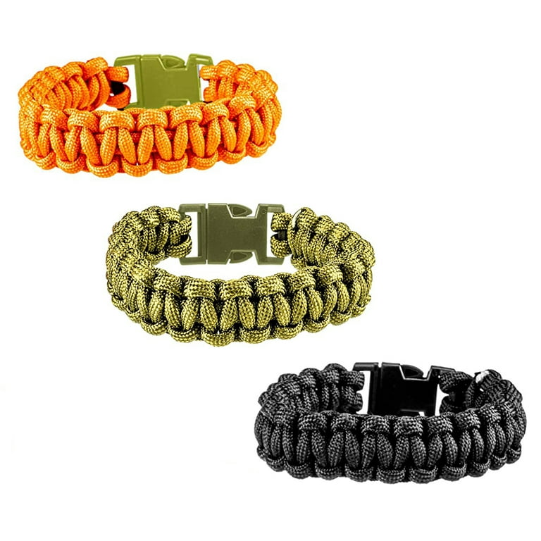 10pc 10' Assorted Solid Colors Paracord With Matching 