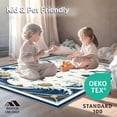 thumbnail image 4 of ODIKA 4'x6' Machine Washable Non-Slip Area Rug, Haven Nautical with Lighthouse for High Traffic Rug, Blue, 69046, 4 of 7