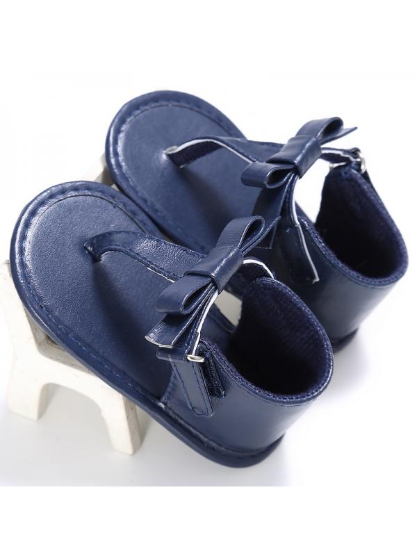 Ochine Newborn PU Leather Soft Shoes Summer Baby Casual Flower Toddler Prewalker Sandals - image 5 of 6
