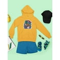 thumbnail image 3 of Cute Monster Animals Hoodie Juniors -Image by Shutterstock,  Small, 3 of 4