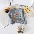 thumbnail image 2 of 3-4 Years Toddler Boys Crewneck Sweatshirt Long Sleeved Car Print Casual Tops Fall Winter Clothes for 18 24 Months 2t 3t 4t 5t Toddler Kids, 2 of 9