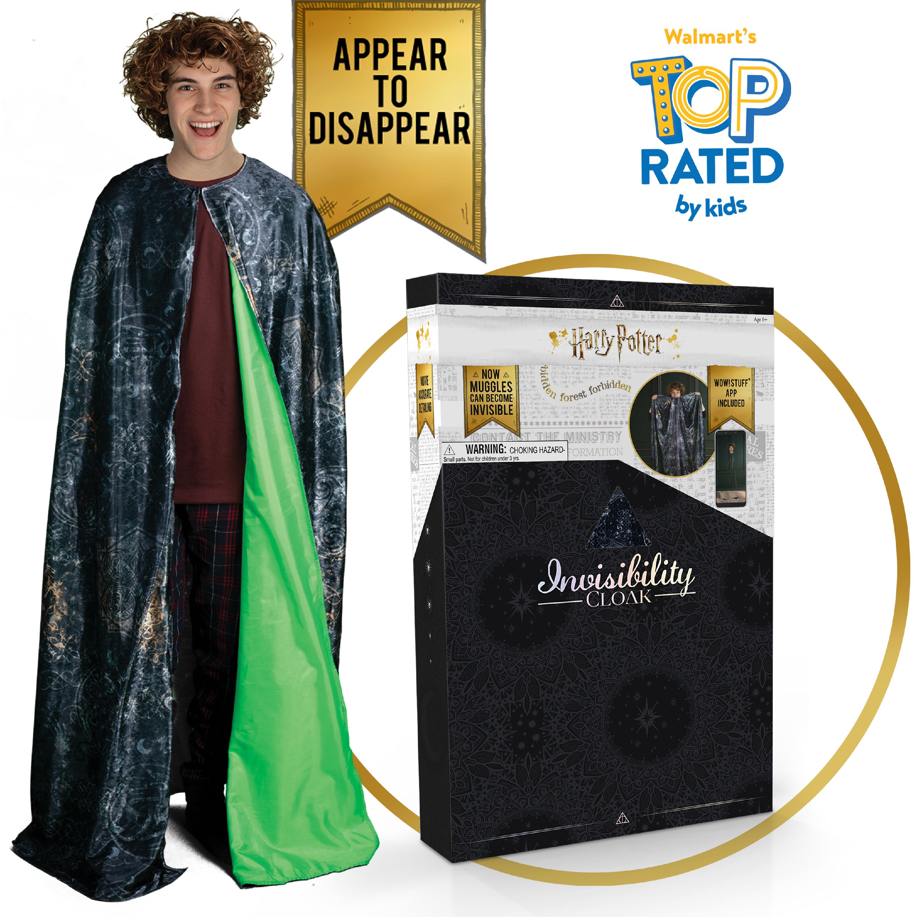 Harry Potter Invisibility Cloak with Exclusive Gift Box Package - image 3 of 11