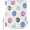 Pink, variant on Small Stall Shower Curtain 36x72 Inch Narrow Half Size Polka Dots Abstract Bath Curtains Bathroom Decor, Modern Concentric Circles Blue Pink Waterproof Fabric Shower Curtain Set with Hooks 36 Inch
