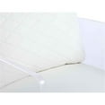 thumbnail image 7 of Milan Cara Counter Height White Faux Leather  Stool with Curved  Acrylic Frame, 7 of 7