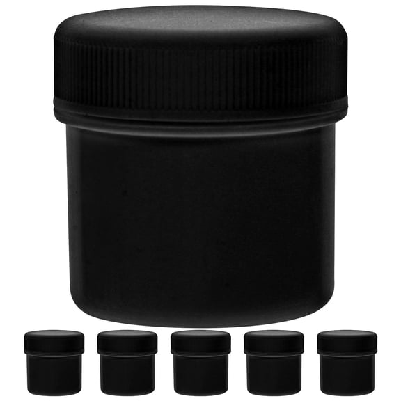 Raindrops 6-Pack Multipurpose HDPE Buckets with Lids and Handles, Black, Ideal for Paint Storage, Transport, and Household Use