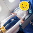 thumbnail image 2 of New Inflatable Airplane Bed For Toddler Travel Air Mattress For Kids Blow Up Mattress With Sides Pump 2023, 2 of 5