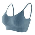 thumbnail image 1 of Birdeem Womens Ruched Sports Bras Padded Workout Tops Medium Support Crop Tops, 1 of 12