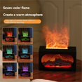 thumbnail image 2 of Mini Fireplace Diffusers for Essential Oils Fireplace Humidifier 140ml Bonfire Flame Diffuser with 7 Colors Light, 2 of 7