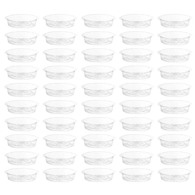 50PCS 6 inch Flower Pot Tray Plastic Flower Plant Pot Saucer for Indoor Outdoor