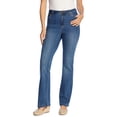 thumbnail image 3 of Woman Within Plus Size Tall Bootcut Stretch Comfort Denim Five-Pocket Jeans, 3 of 6