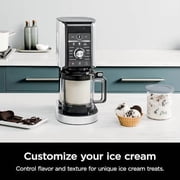 Ninja CREAMi Deluxe Ice Cream & Frozen Treat Maker for Ice Cream, Sorbet, Milkshakes, Frozen Yogurt, More, 11-in-1, XL Capacity, Silver, Includes (2) Family-Sized 24 oz. Tubs, NC501