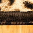 thumbnail image 5 of Allstar Black High Density Double Shot Drop-Stitch Carving Exotic Animal Skin and Nature. Safari Woven Area Rug (5' 2" x 7' 2"), 5 of 5