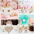 BELLE VOUS Small Heart Craft Boxes (50 Pack) - 2x2x2'' Wedding & Party ...