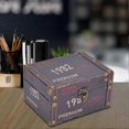 thumbnail image 2 of Vintage Wooden Storage Box Jewelry Organizer Photographic Prop Desktop Ornaments2208A-03-1982, 2 of 3