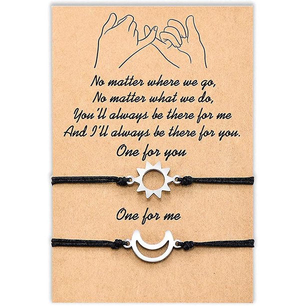 Pulseras de amistad a juego para la pulsera de relación a distancia Bff de mejor amigo