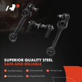 thumbnail image 3 of A-Premium 8Pcs Front Suspension Kit Control Arm and Ball Joint Assembly Stabilizer Bar Link Tie Rod End Compatible with Saturn SC 1991-1992, SC1 1993-2002, SC2 1993-2002, SL, SL1, SL2, SW1, SW2, 3 of 9