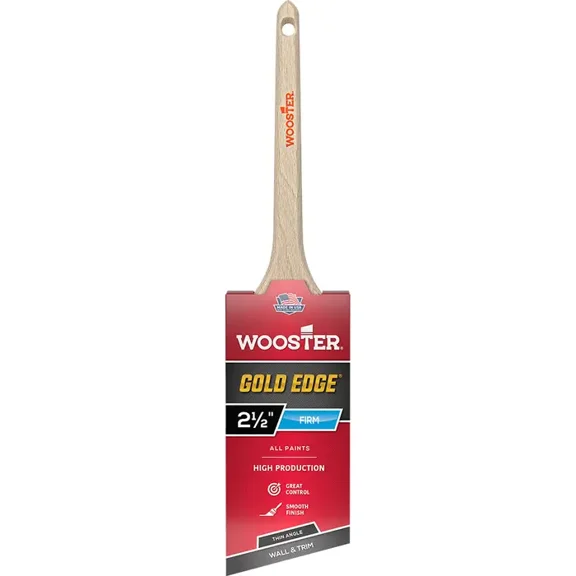 Wooster 5234 2-1/2" Gold Edge Thin Angle Brush