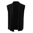 thumbnail image 5 of LIUJUNSHOP Shawl Collar Cardigan for Men Men's Solid Color Sleeveless Knit Cardigan Shawl Fashionable Layering Piece, 5 of 5