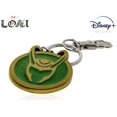 thumbnail image 3 of Marvel Studios Officially Licensed: Loki Helmet Symbol Keychain, Stainless Steel - 3.5 cm x 4 cm, 3 of 7