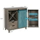 thumbnail image 2 of Zimtown Mueble Buffet Rústico de Madera Mueble Bar de 2 Secciones con Bodega Zimtown contemporary, 2 of 6