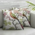 thumbnail image 3 of Nawypu  Pink Flower Bird Pillow Covers,Chinoiserie Pillow Covers Decorative Pillow Covers for Couch Living Room Bed Sofa,Farmhouse Pillow Covers, 3 of 5